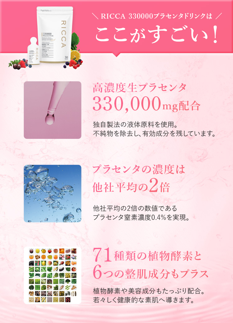 リッカプラセンタのここがすごい